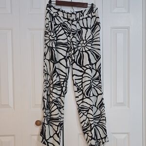 Elegant Monochrome Women's Trousers